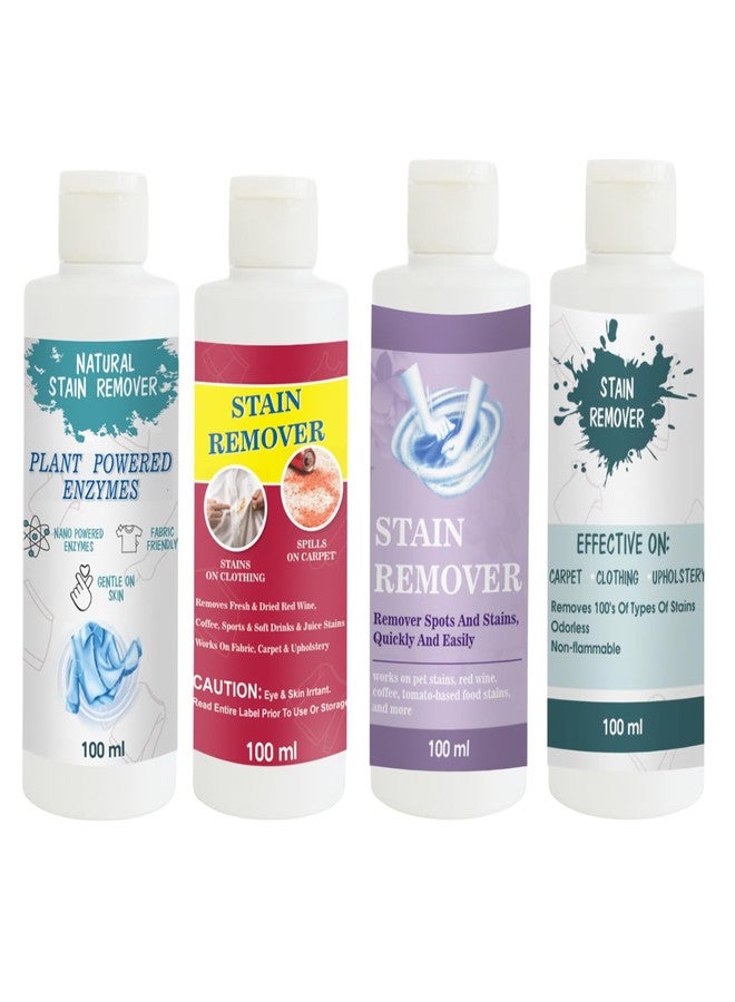 مجموعة مزيلات بقع توفوس، تتضمن مزيل بقع القمصان، والأحمر، والبنفسجي، والسماوي | محلول تنظيف متعدد الأسطح للملابس والأقمشة والمفروشات (100 غرام لكل عبوة) - Image 1